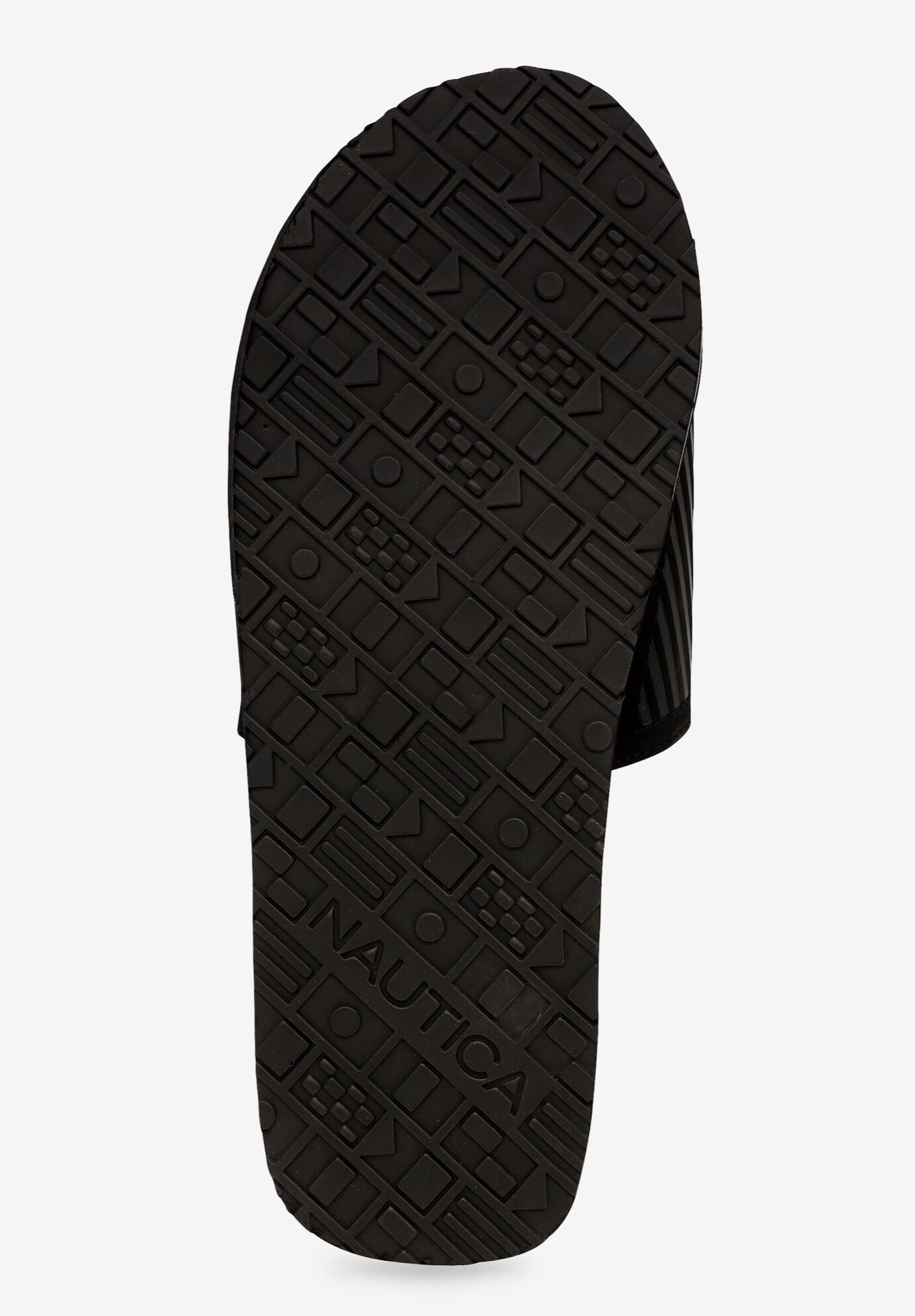 Nautica Stone Adjustable Slides, BLACK, alternate image number 2