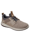Skechers® Delson-Camben Lightweight Slip-On Sneakers, TAUPE, hi-res image number null
