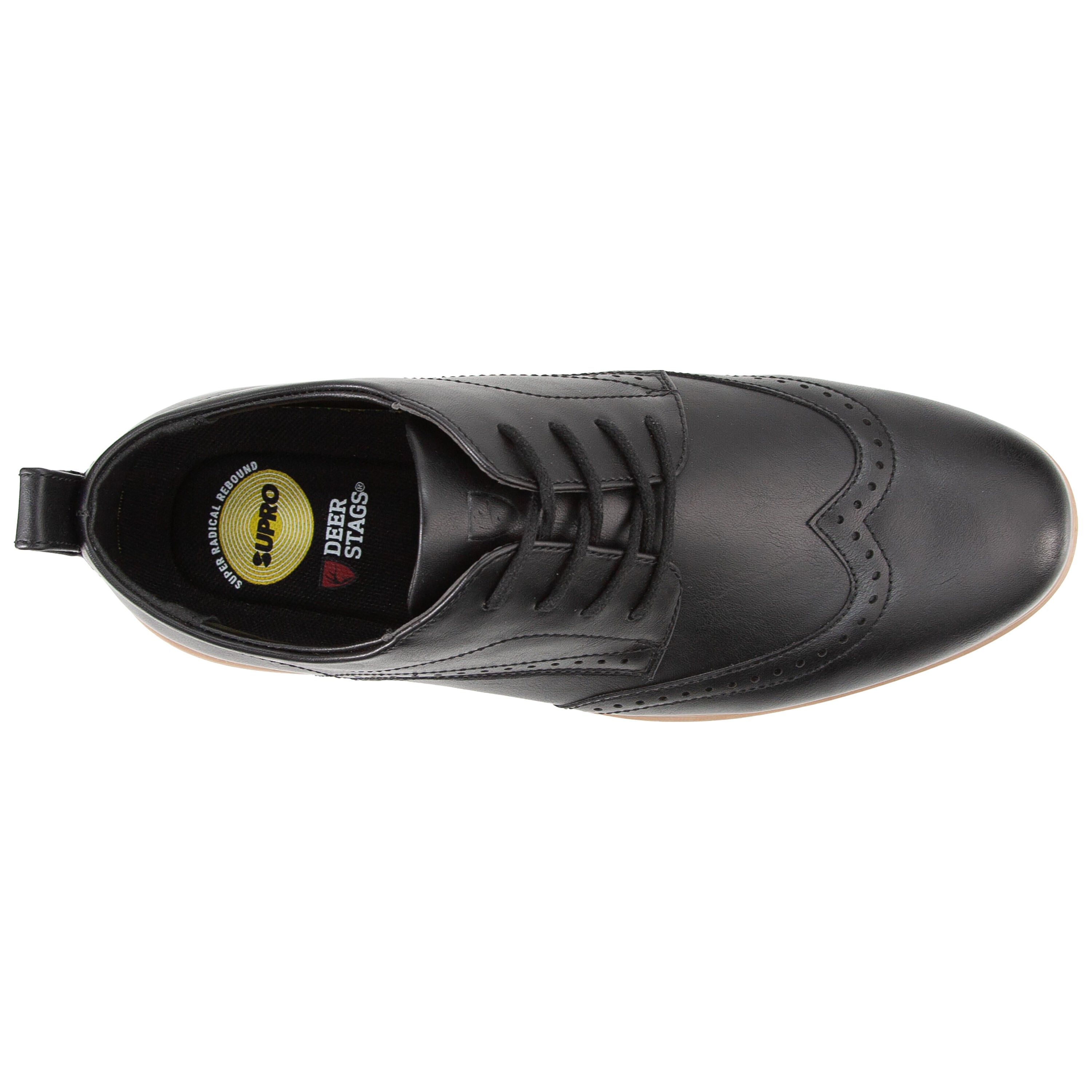 Deer Stags Delgado SUPRO Comfort Wingtip Oxford, BLACK, alternate image number 6