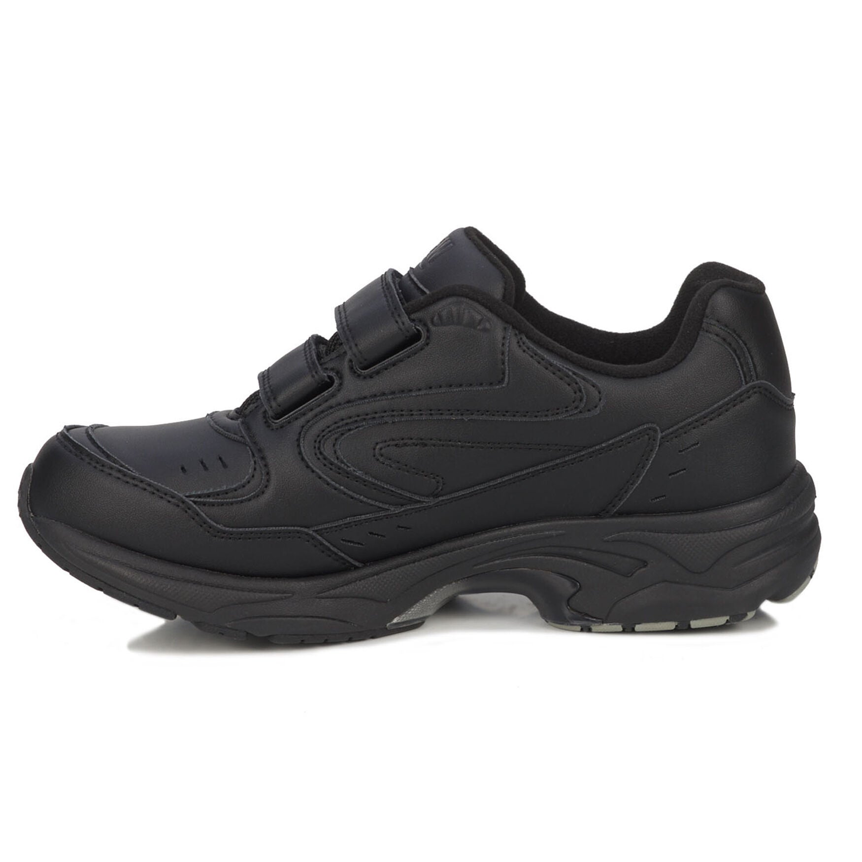 Ledger Lightweight Adjustable Strap Sneaker, BLACK, alternate image number 3