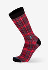 The Red Plaid Socks, RED, hi-res image number 0