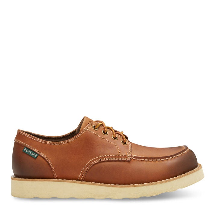 Lumber Down Leather Oxford, PEANUT, alternate image number 2