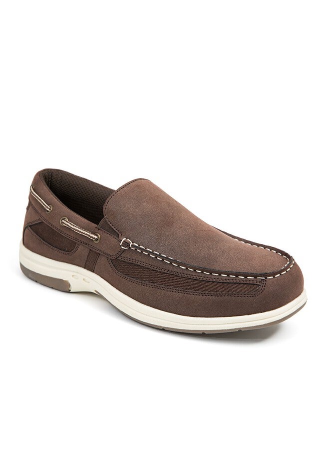 Deer Stags® Bowen Boat Shoes, DARK BROWN, hi-res image number null