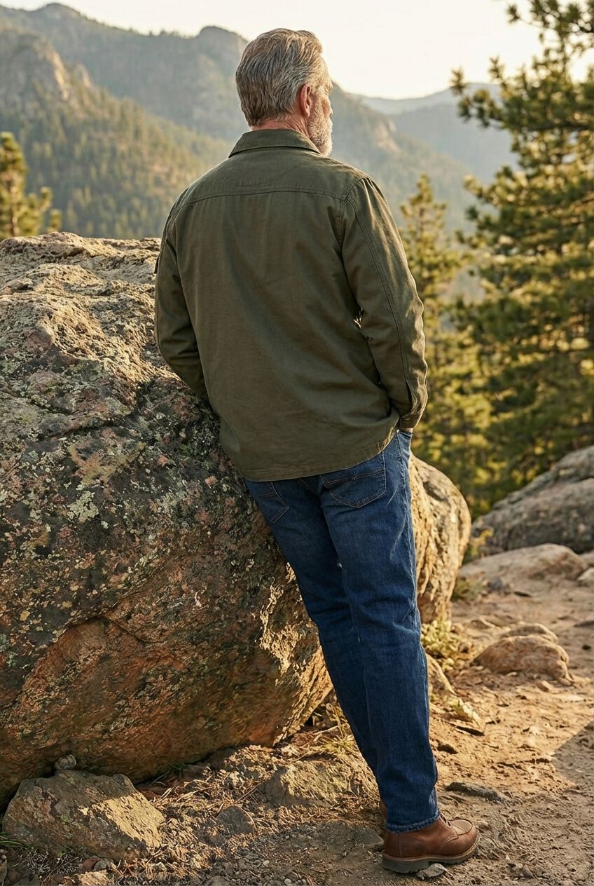 9 Pocket Twill Utility Jacket, OLIVE, alternate image number 3