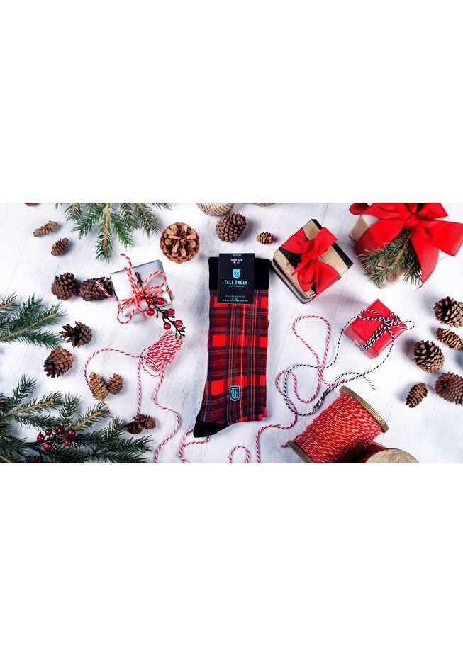 The Red Plaid Socks, , alternate image number null