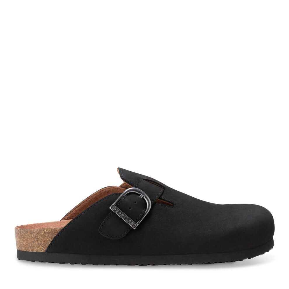Gabe Leather Clog, BLACK, alternate image number 2
