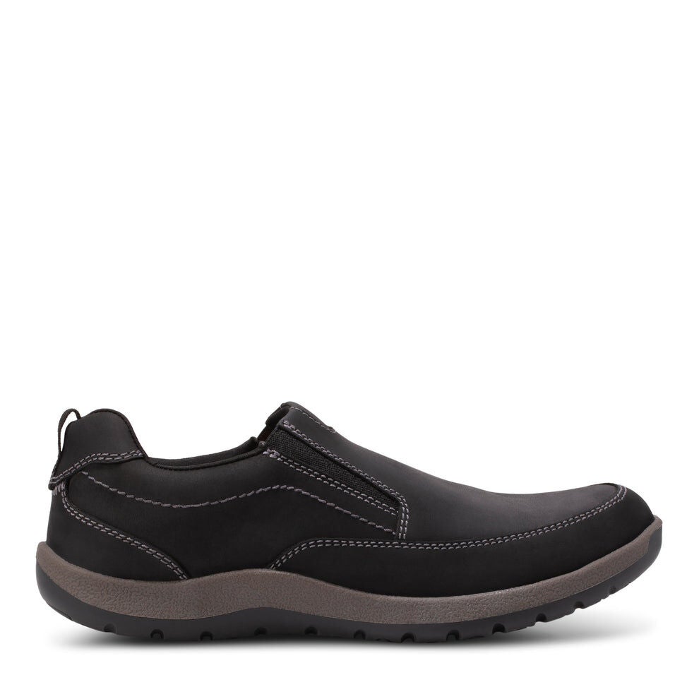 Tanner Leather Slip On, BLACK, alternate image number 2