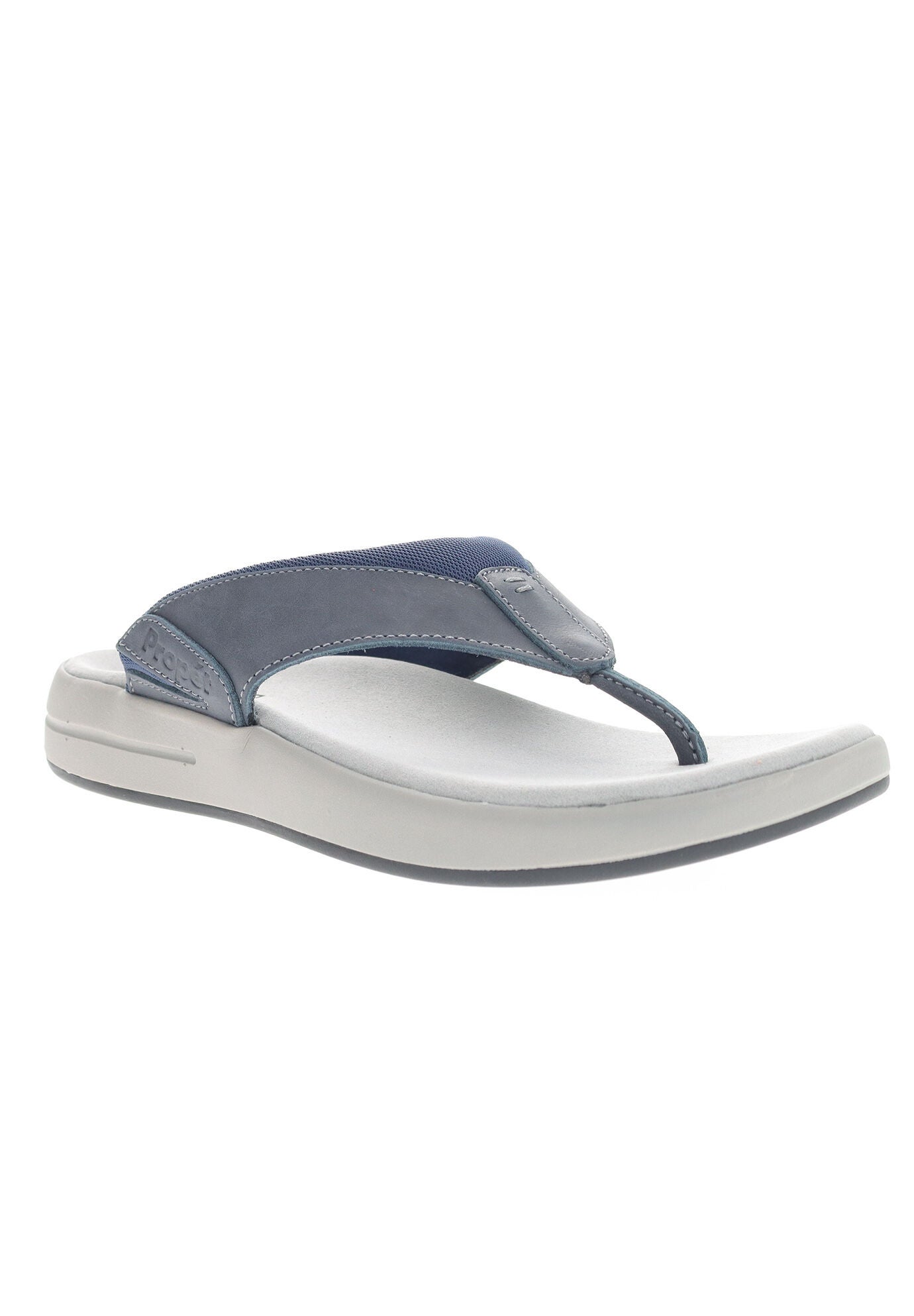 Propet Easton Men's Thong Sandals, NAVY, hi-res image number 0