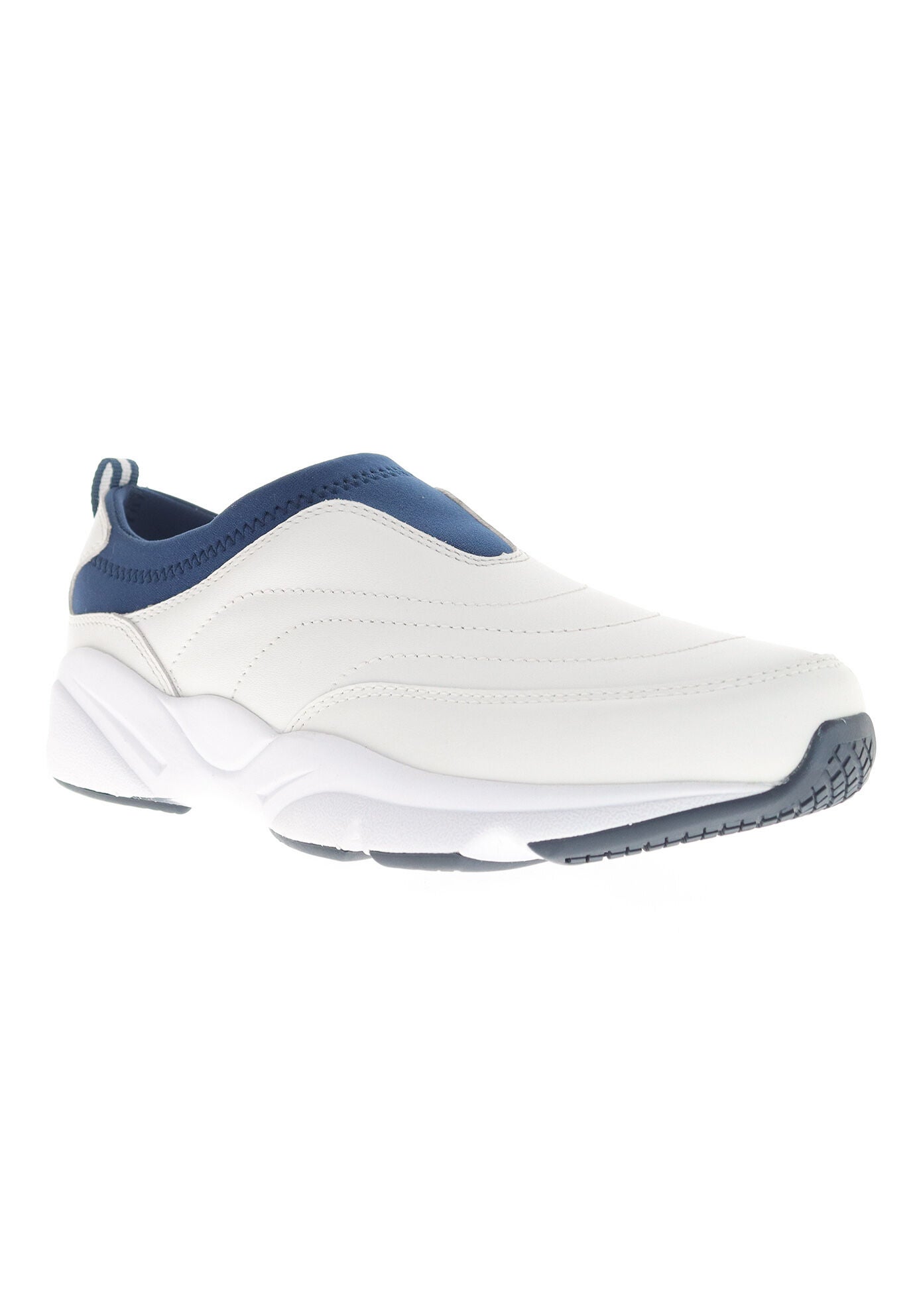 Stability Slip-On Casual, WHITE NAVY, hi-res image number 0