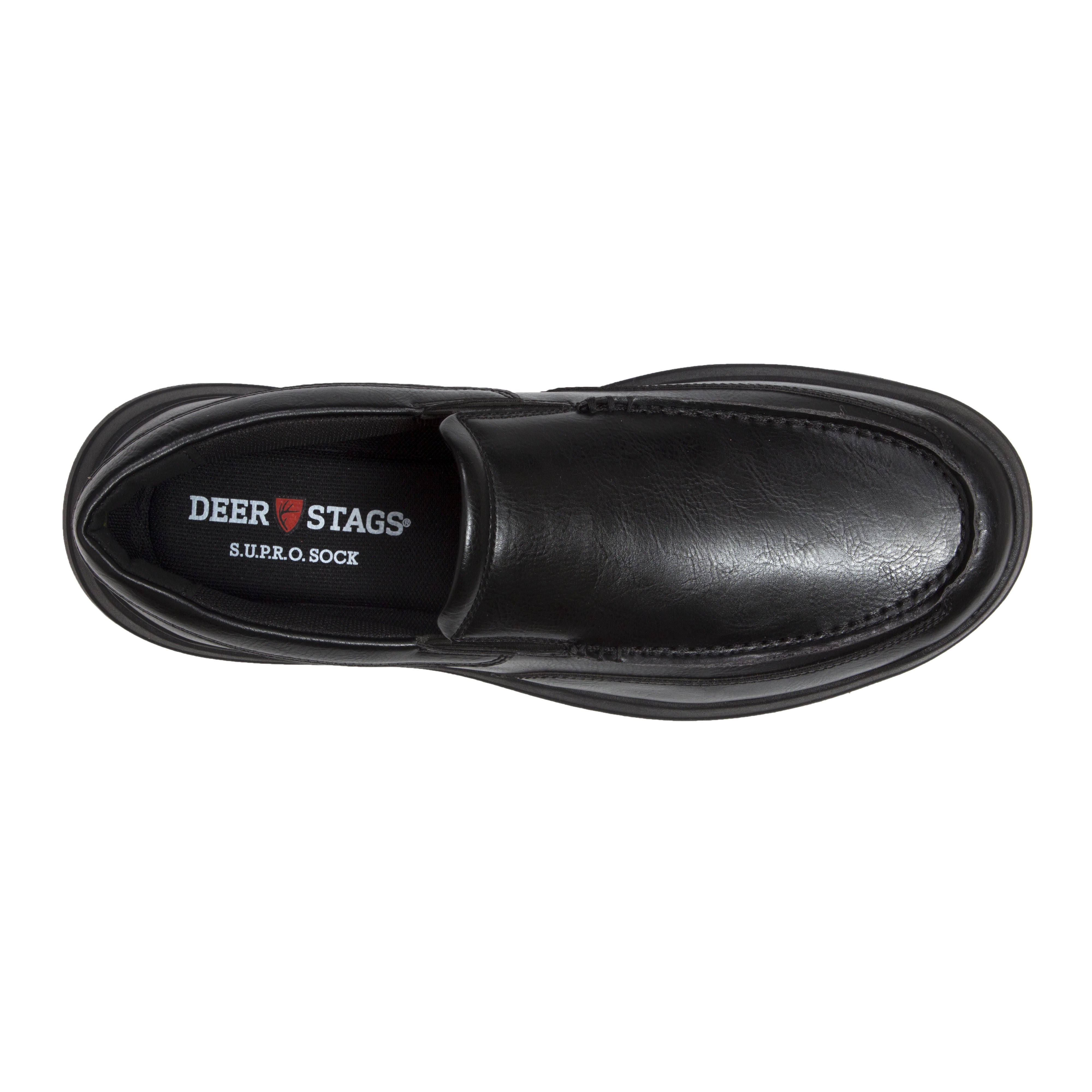 Deer Stags Spartan SUPRO Dress Loafer, BLACK, alternate image number 4