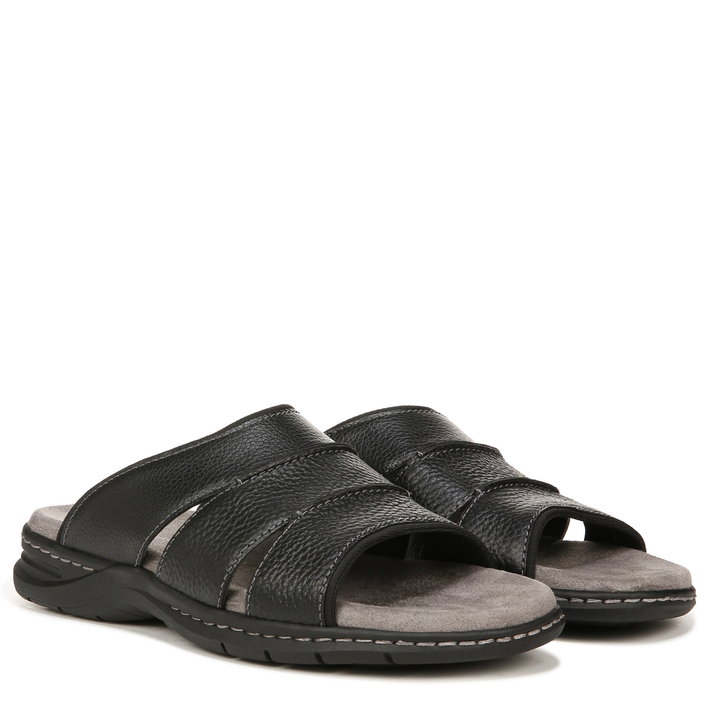 Gordon Slide Sandal, BLACK, alternate image number 2