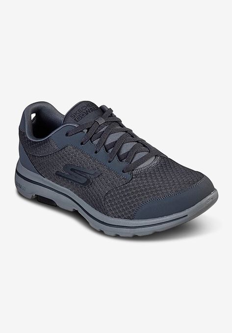 Skechers® Go-Walk™ Lace-Up Sneakers, CHARCOAL, hi-res image number null