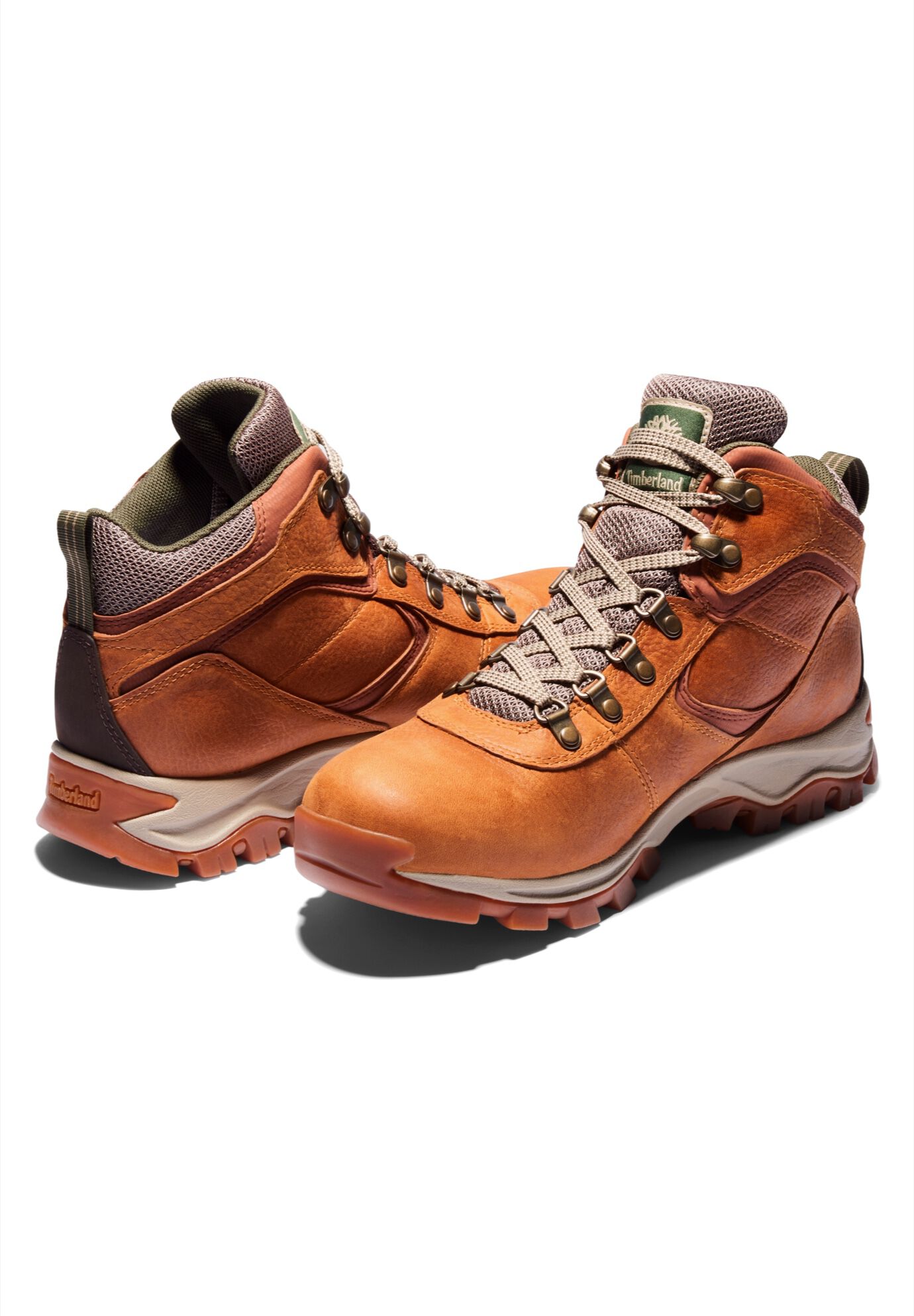 Timberland&reg; Mt. Maddsen Mid Waterproof Hiking Boot, LIGHT BROWN, alternate image number 4