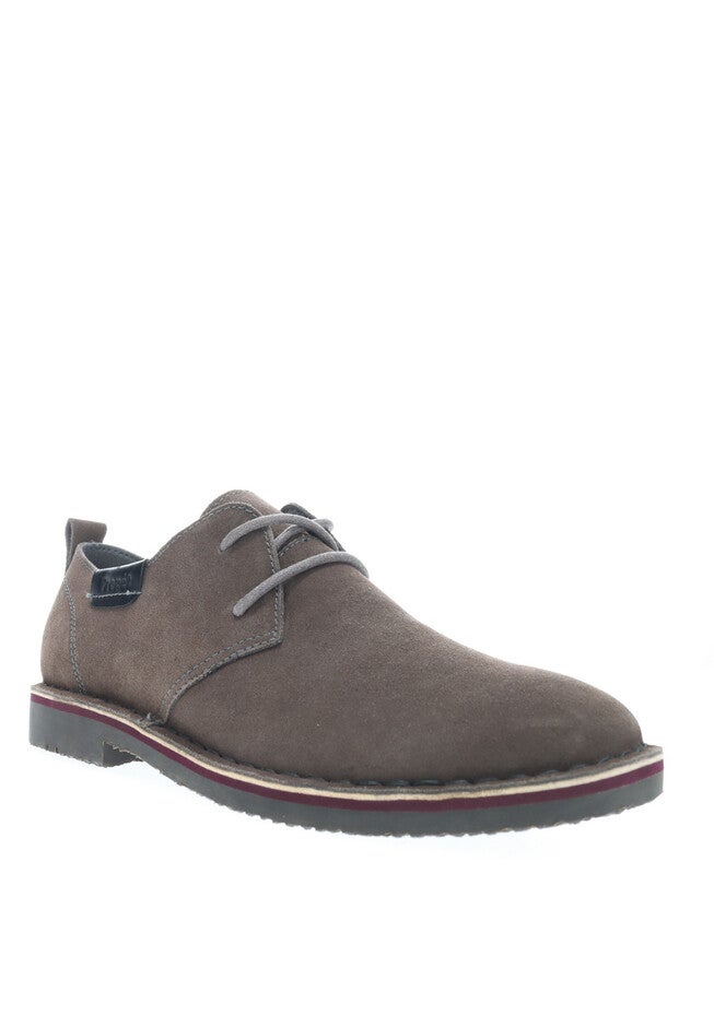 Propet Finn Men'S Suede Oxford Shoes Shoes, STONE, hi-res image number 0
