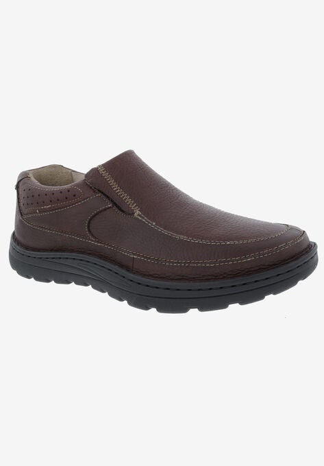 BEXLEY II Slip-On Shoes, BROWN TUMBLED LEATHER, hi-res image number null