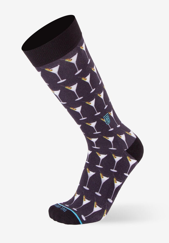The Martini Socks, BLACK, hi-res image number 0