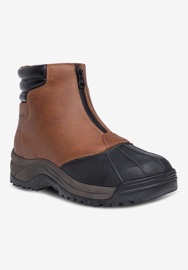 Propét® Zip Hiking Boots, BROWN BLACK, hi-res image number 0