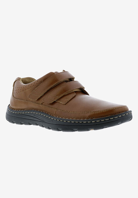 MANSFIELD II Velcro® Strap Shoes, BROWN CALF, hi-res image number null