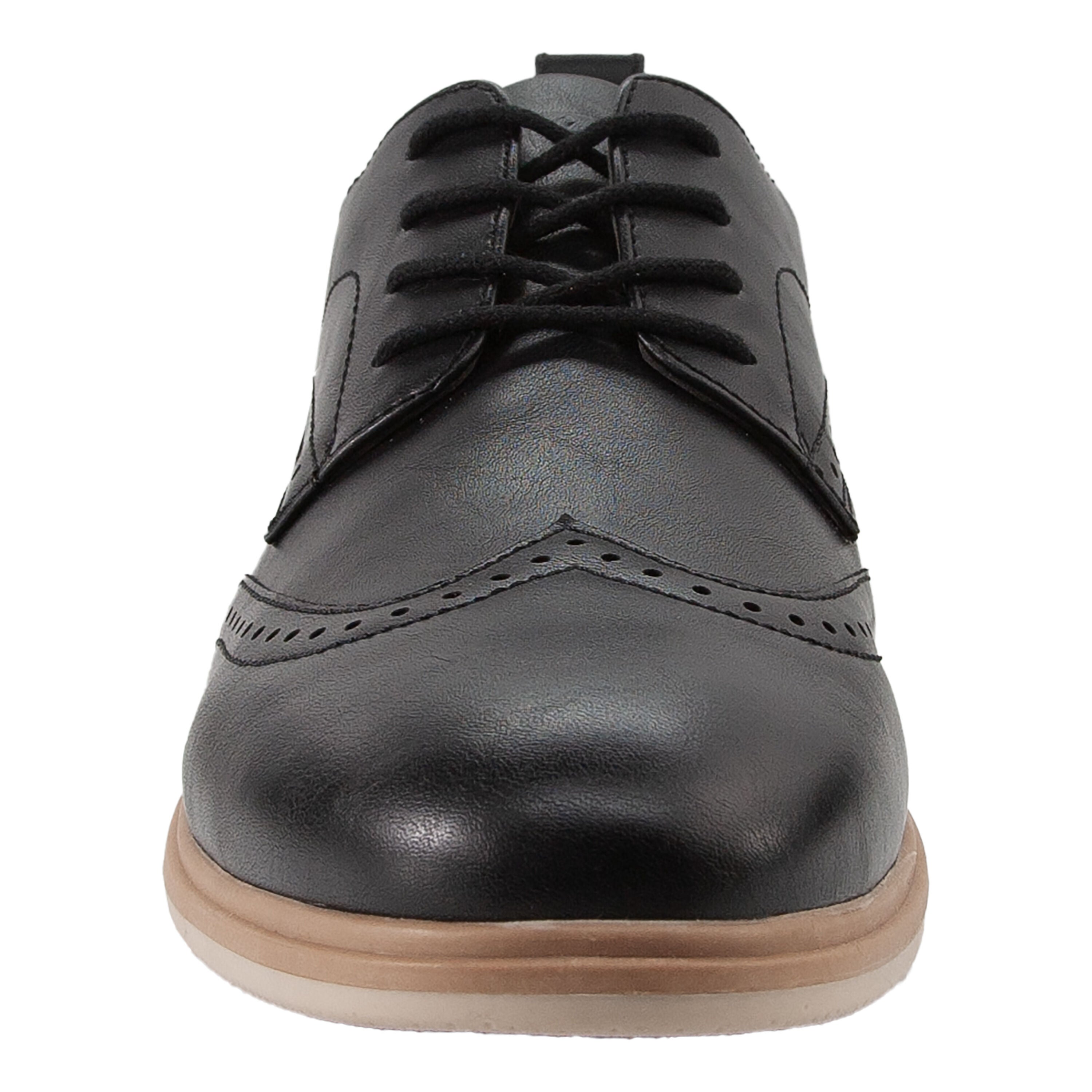 Deer Stags Delgado SUPRO Comfort Wingtip Oxford, BLACK, hi-res image number 0