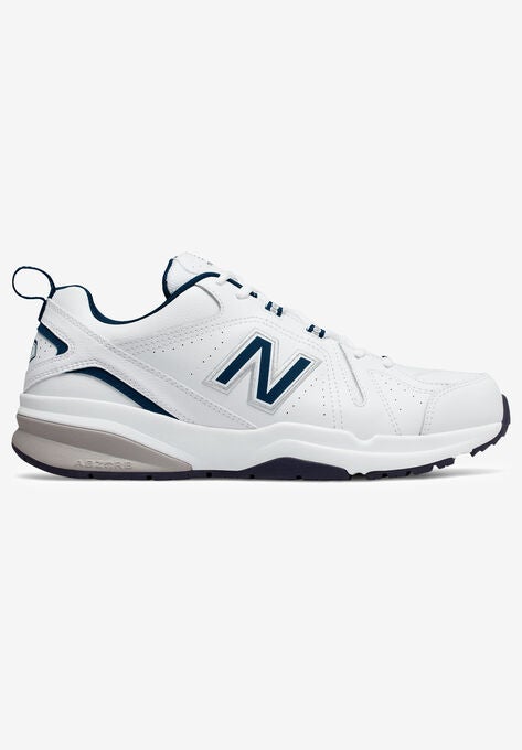 New Balance® 608V5 Sneakers, WHITE NAVY LEATHER, hi-res image number null