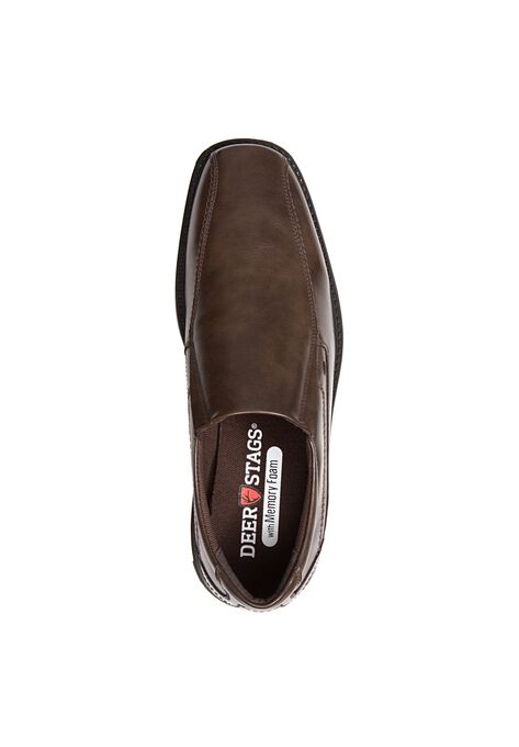 Deer Stags® Noble Runoff Toe Memory Foam Slip-On Classic Dress Loafers, , alternate image number null