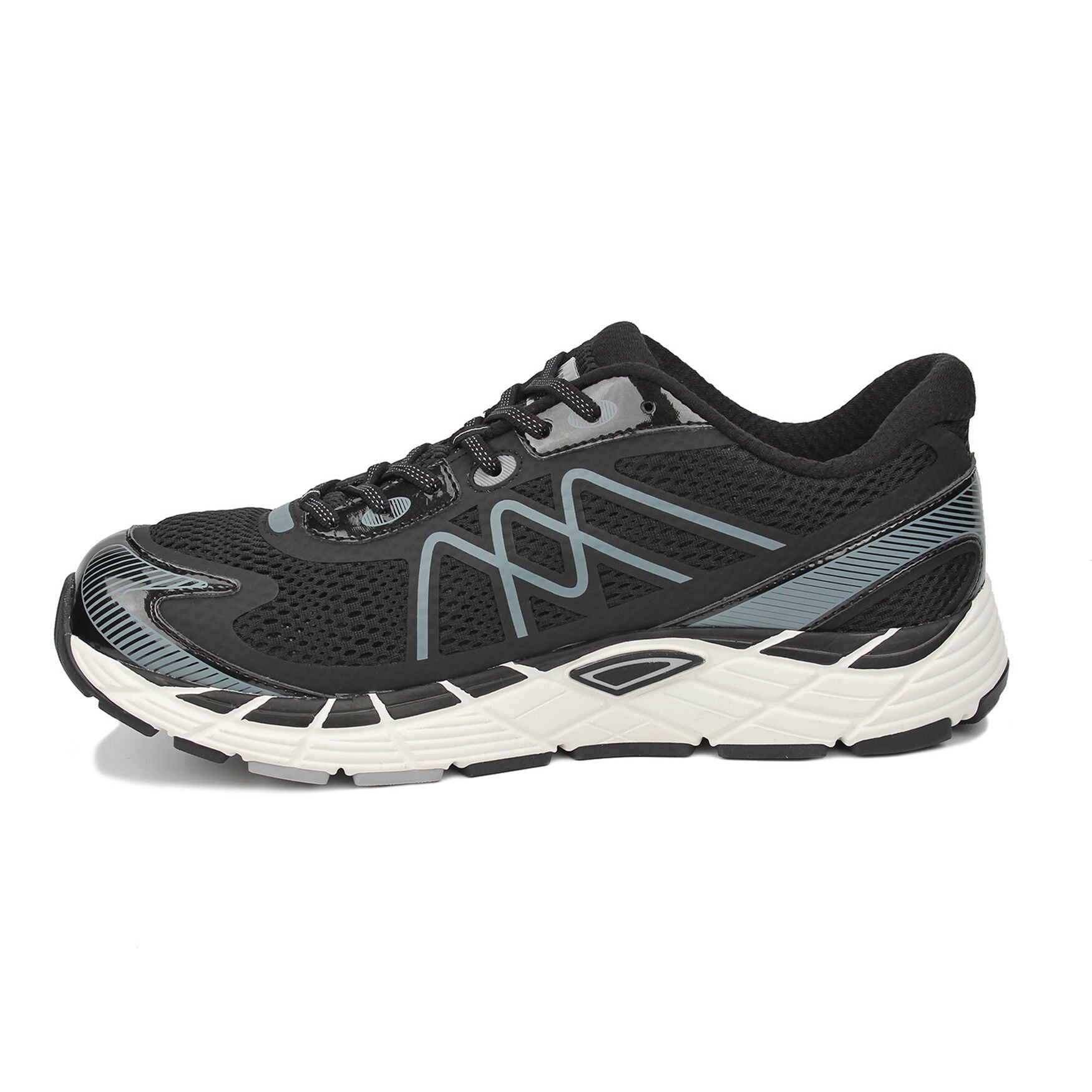 Nash Lightweight Arch Support Sneaker, BLACK, alternate image number 4