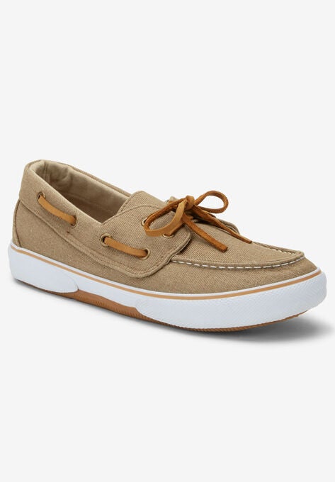 Canvas Boat Shoe, KHAKI, hi-res image number null