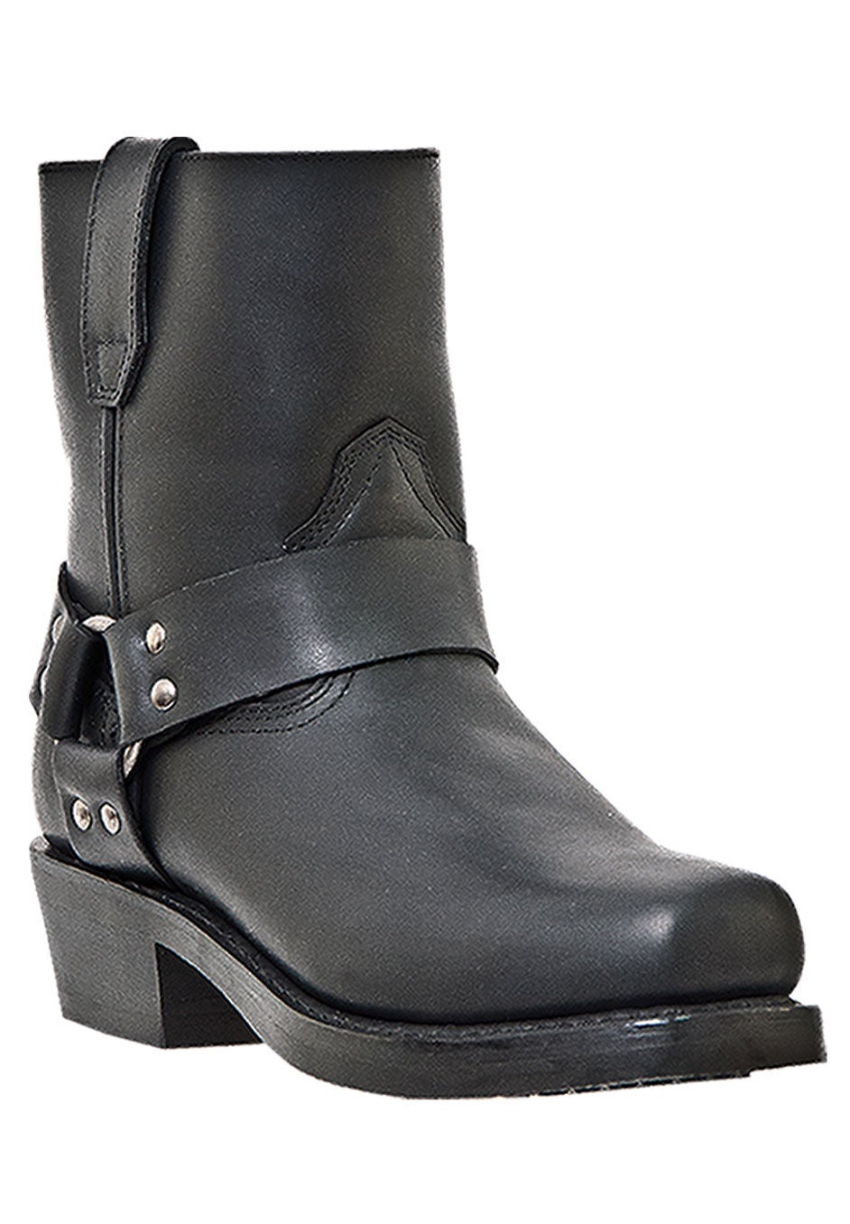 Dingo 7 inches Harness Side Zip Boots, BLACK, hi-res image number 0