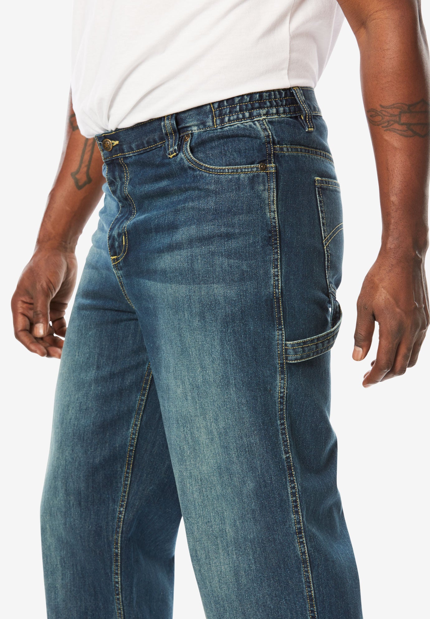 Boulder Creek&trade; Relaxed Carpenter Jeans, , alternate image number 2