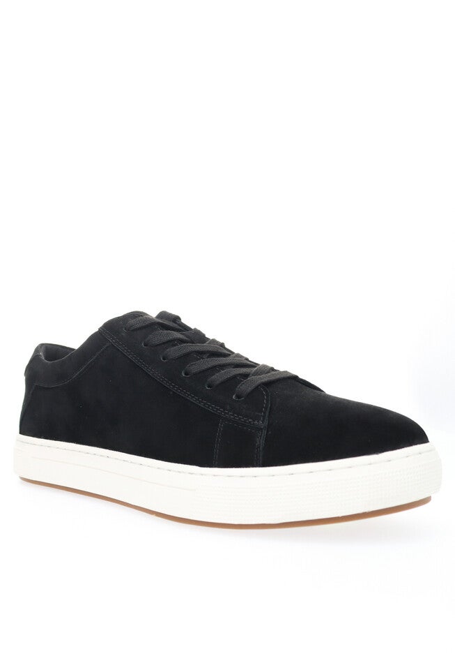 Propet Kenji Men'S Suede Sneakers Shoes, BLACK, hi-res image number 0