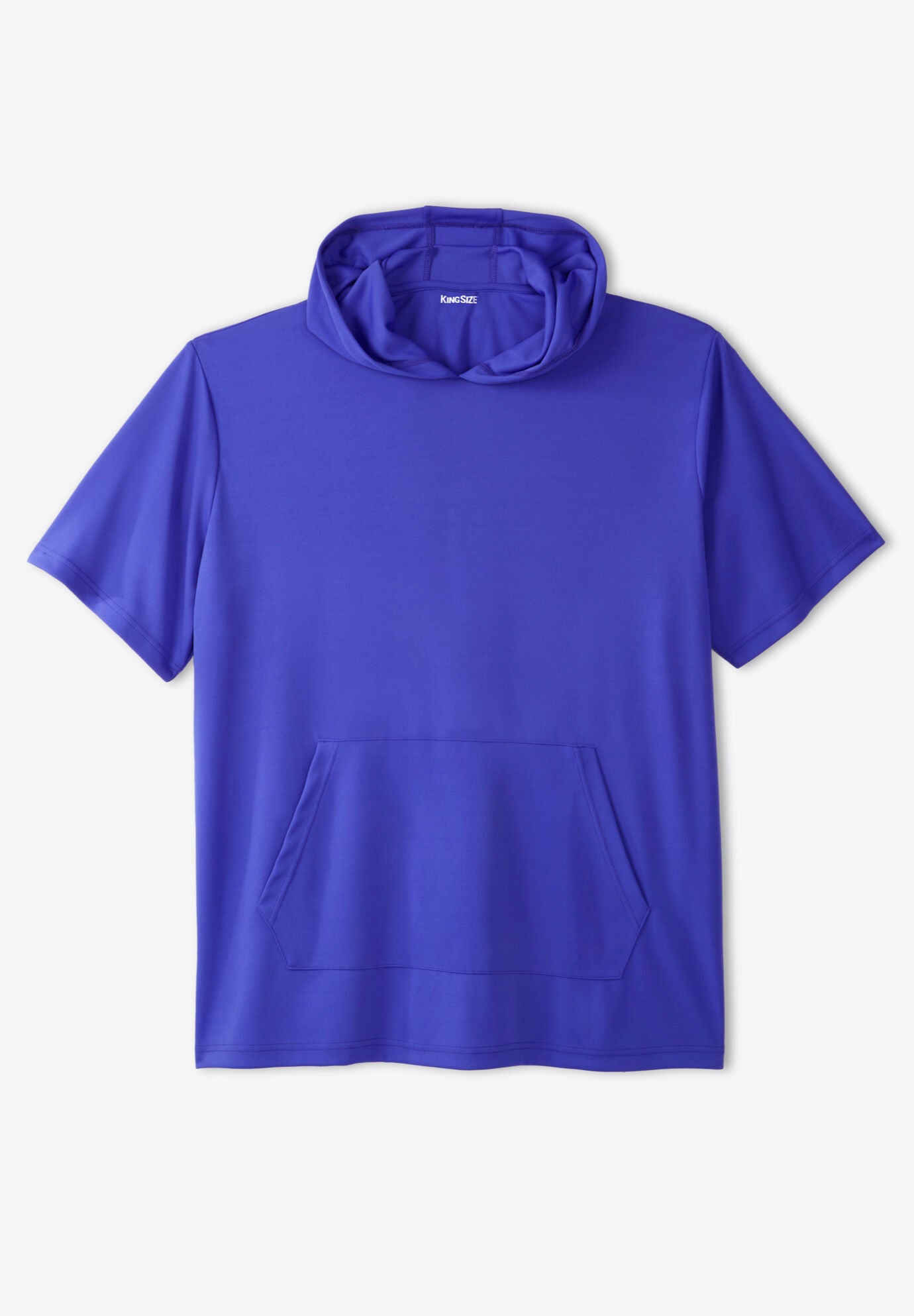 Short-Sleeve Wicking Hoodie, ELECTRIC PURPLE, hi-res image number 0