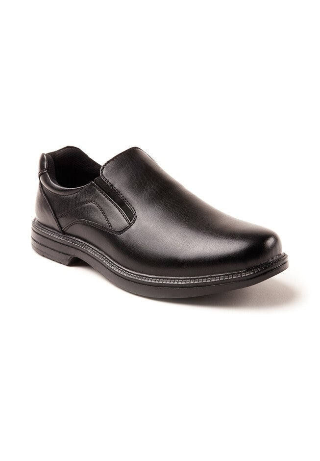 Deer Stags® Nu Media Waterproof Slip-On Dress Shoes, BLACK, hi-res image number null