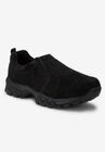 Suede Slip-On Shoes, BLACK, hi-res image number null