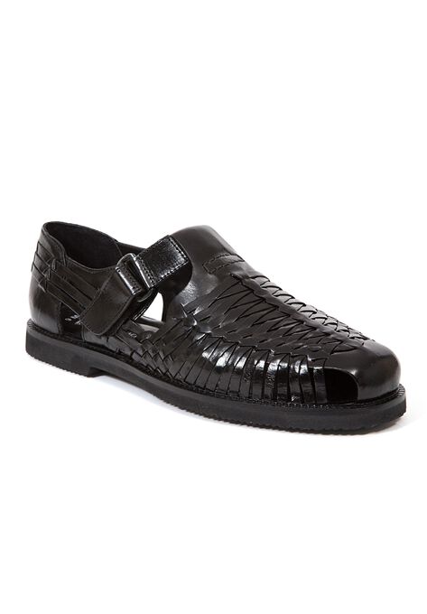 Deer Stags® Bamboo Huarache Dress Shoes, BLACK, hi-res image number null
