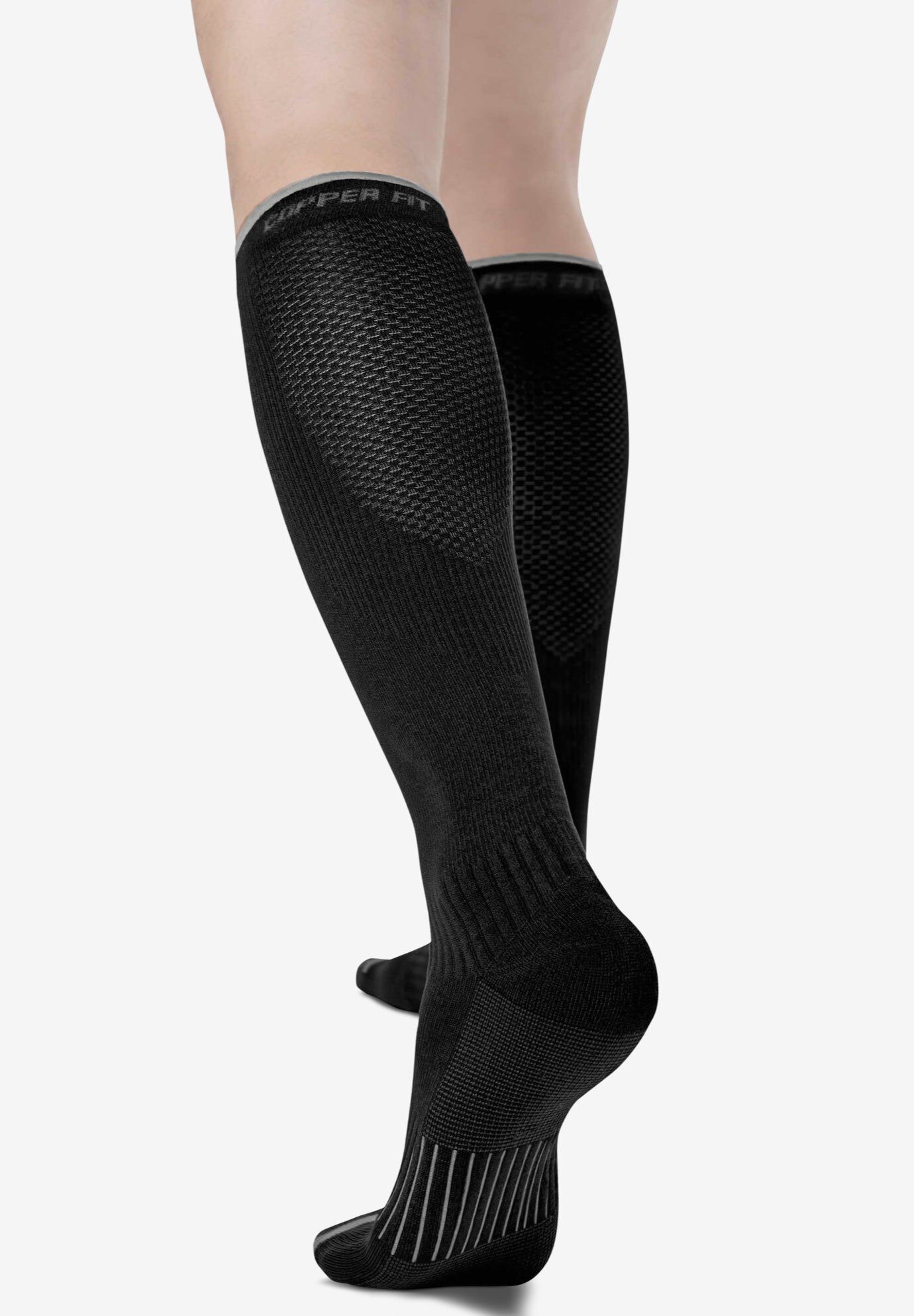 Copper Fit&trade; Energy Compression Socks, BLACK, hi-res image number 0