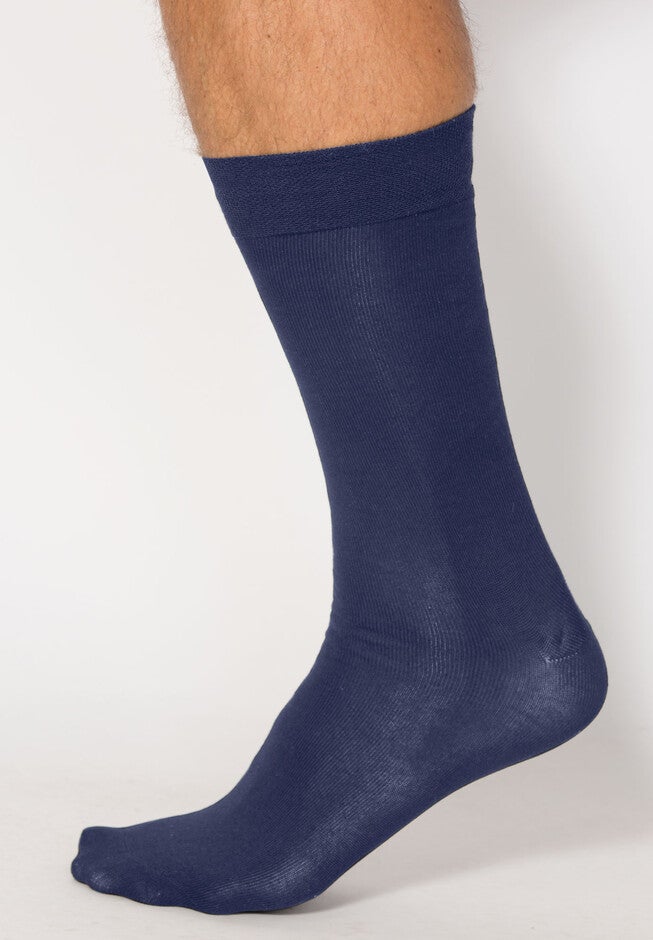 Lightweight Diabetic Dress Socks, NAVY, hi-res image number 0