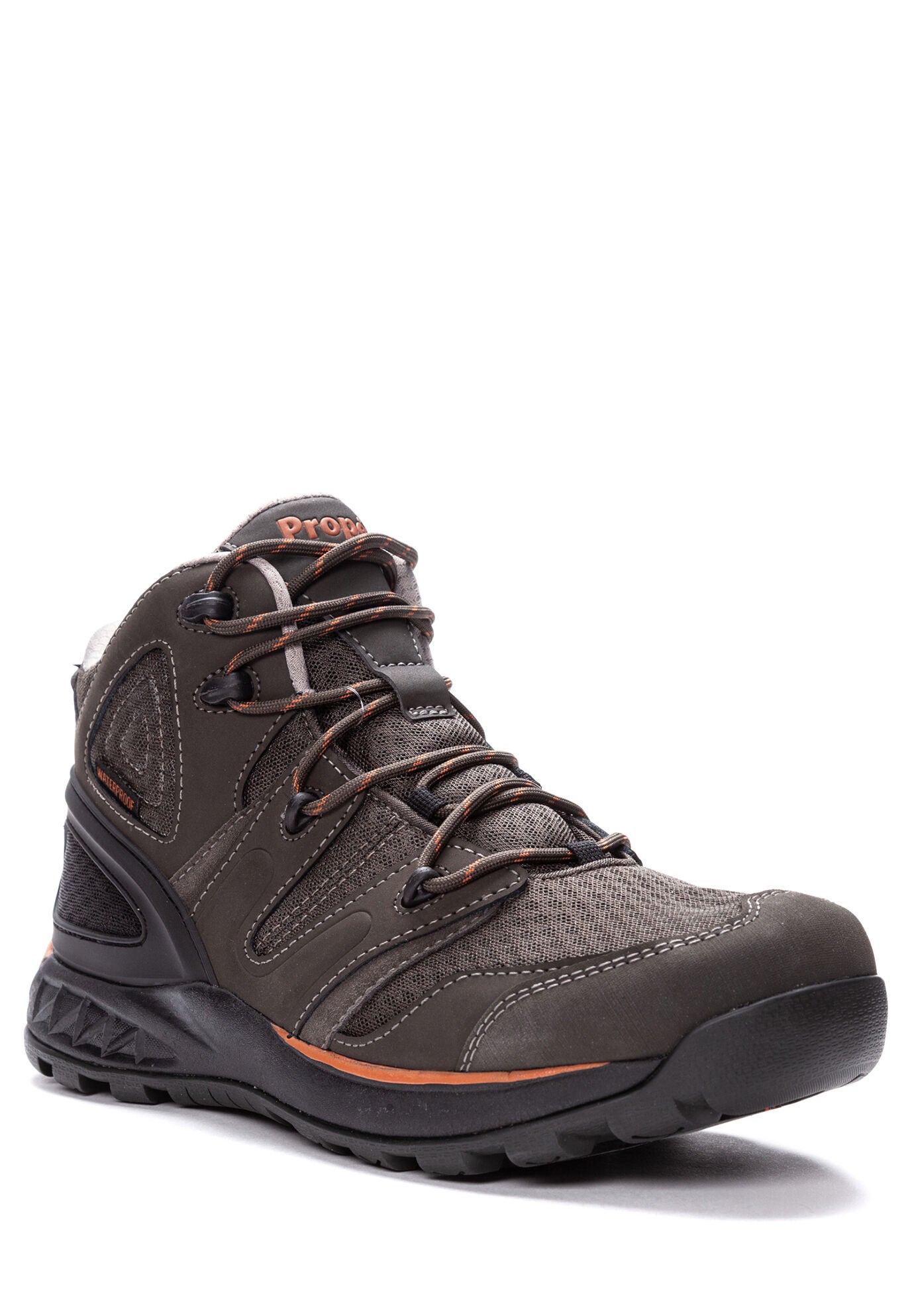 Men's Veymont Waterproof Hiking Boots, GUNSMOKE ORANGE, hi-res image number 0