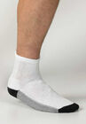 1/4 Length Cushioned Crew Socks 3-Pack, , alternate image number null