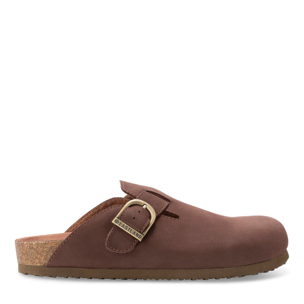 Gabe Leather Clog, BROWN, alternate image number 2