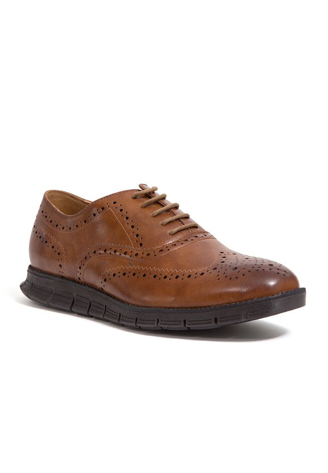 Deer Stags® Benton Brogue Dress Shoes, TAN, hi-res image number null