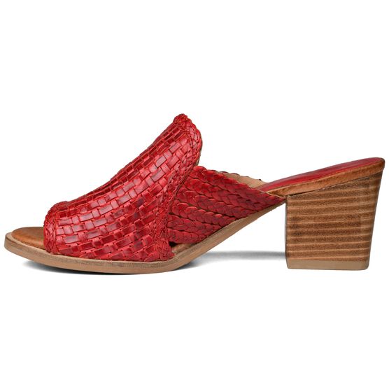 Journee SignatureWomen's Genuine Leather Keeva Slide, , alternate image number null