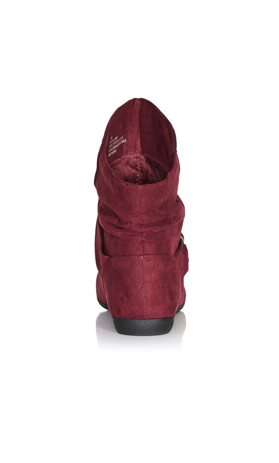 WIDE FIT Serena Ankle Boot - burgundy, , alternate image number null