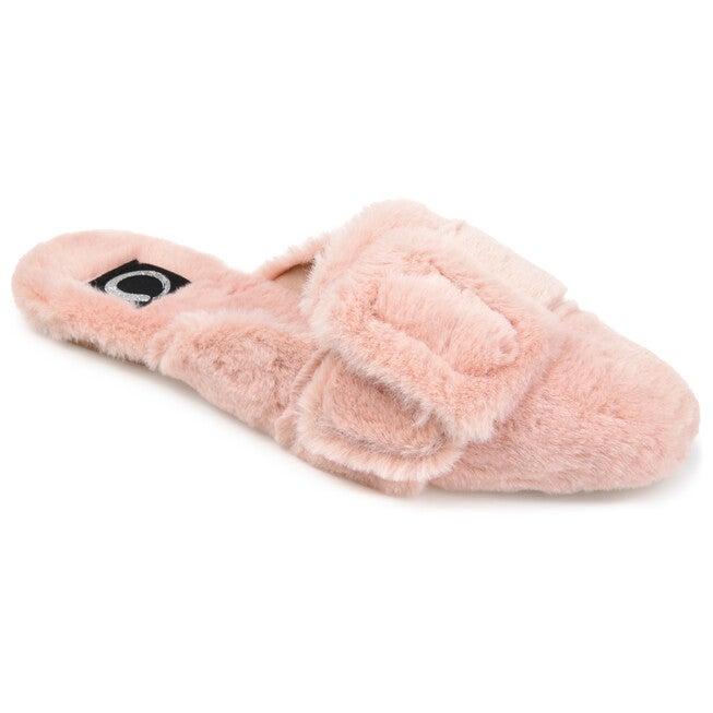 Women's Faux Fur Eara Slipper, Blush, hi-res image number null