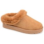 Women's Faux Fur Trim Whisp Slipper, Tan, hi-res image number null