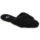 Women's Faux Fur Sereena Slipper, Black, hi-res image number null