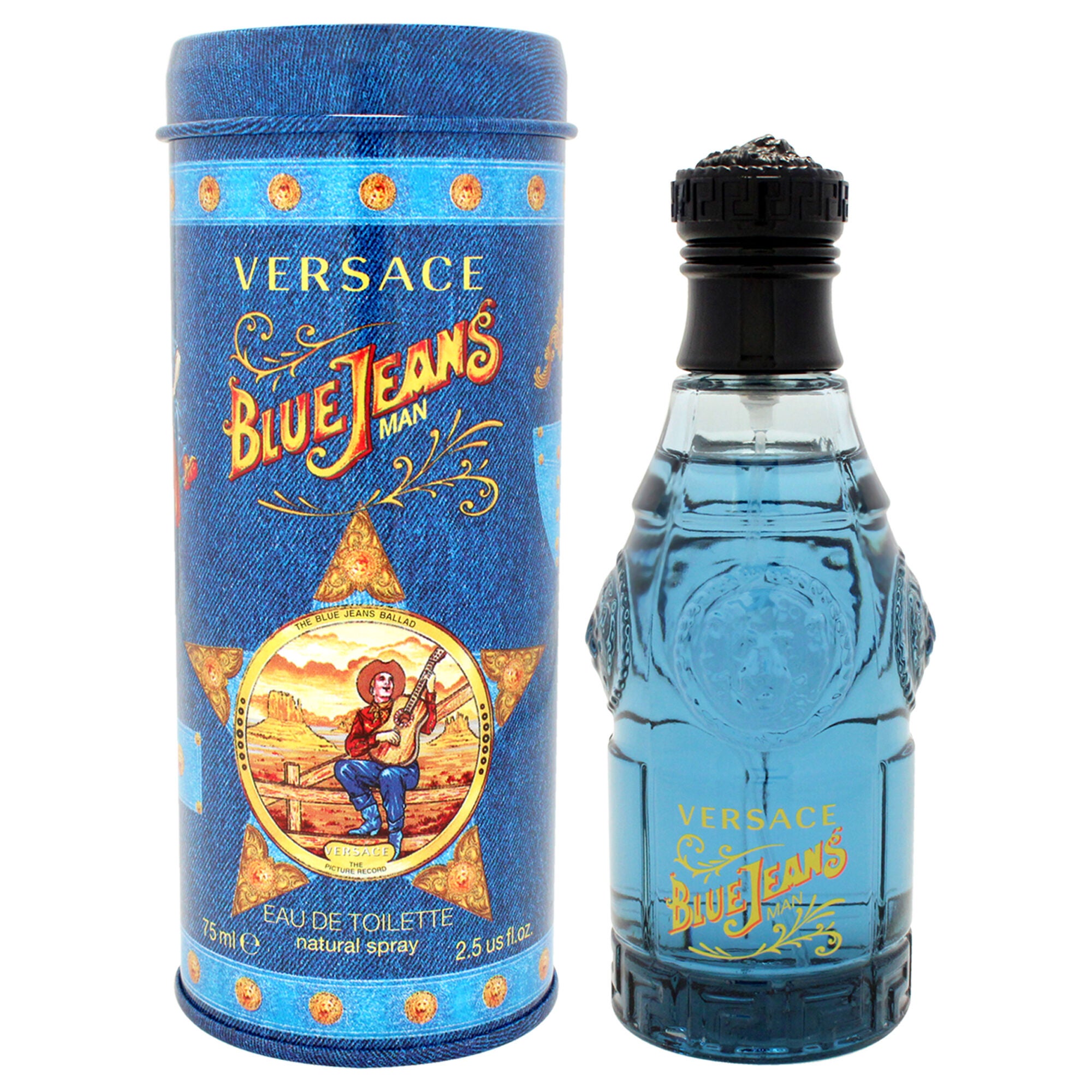 Blue Jeans by Versace for Men - 2.5 oz EDT Spray, See Description, hi-res image number 0