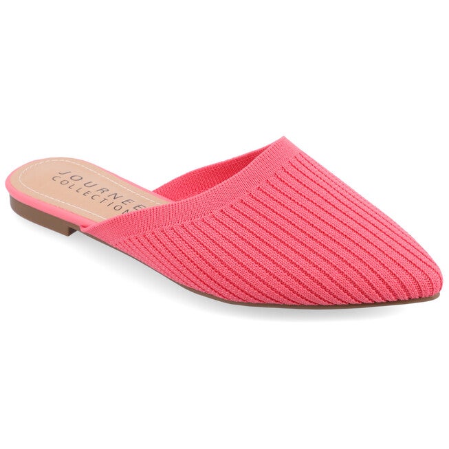 Women's Medium and Wide Width Aniee Mule Flats, Pink, hi-res image number null