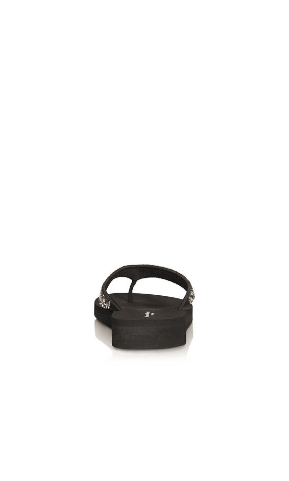 WIDE FIT Georgia Wedge - black, , alternate image number null