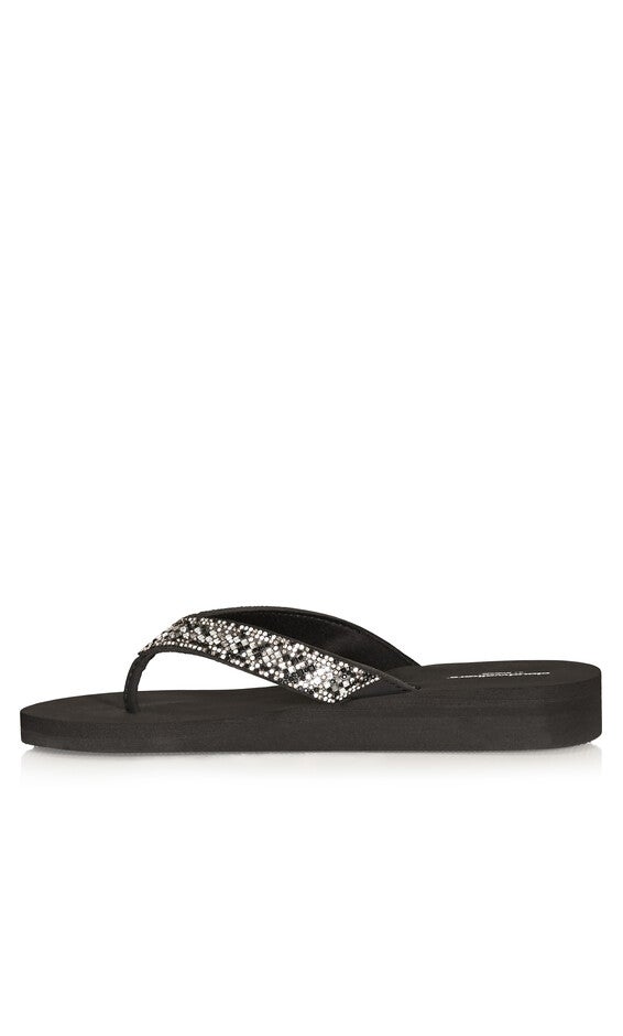 WIDE FIT Georgia Wedge - black, , alternate image number null