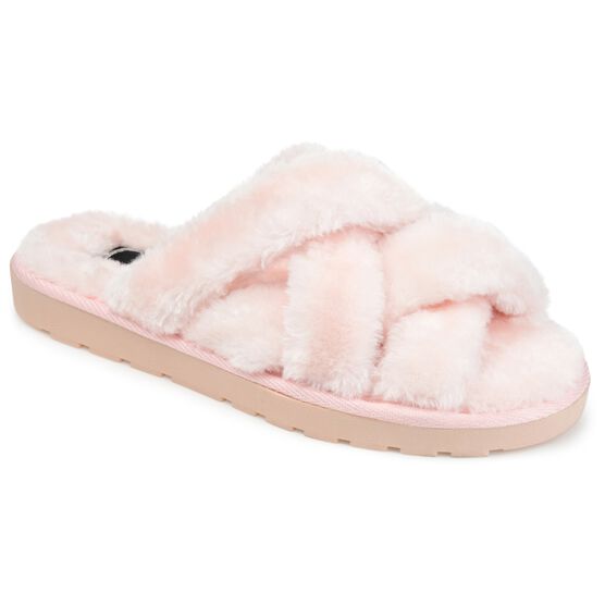 Women's Faux Fur Quiet Slipper, Pink, hi-res image number null